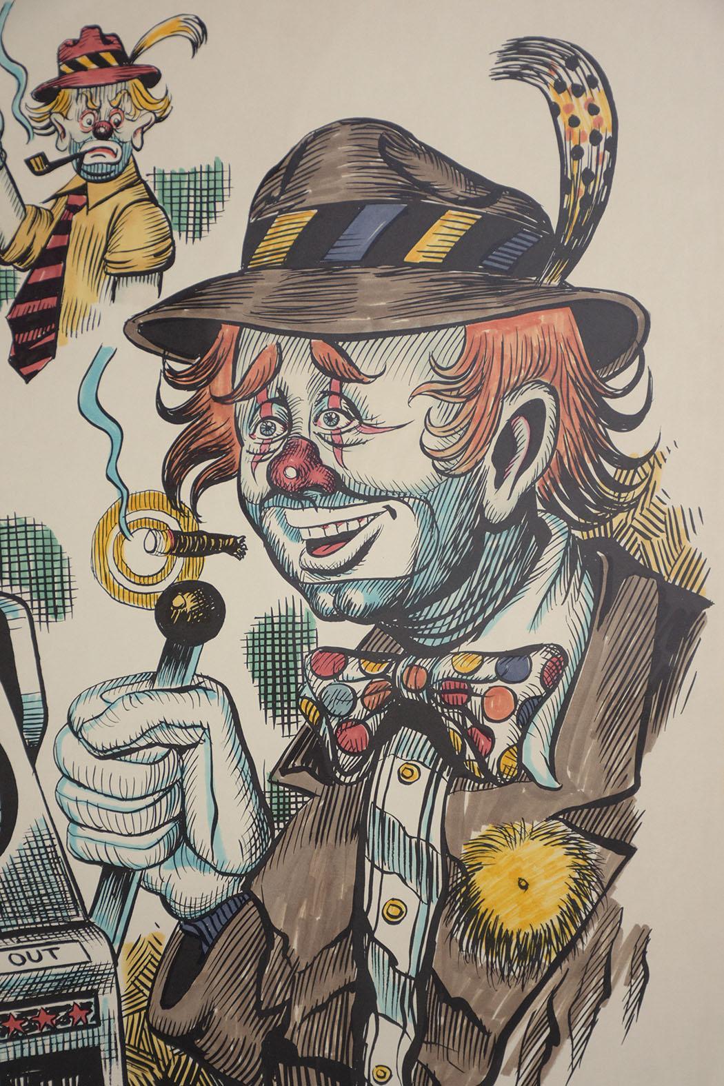 A Jackpot by George Crionas Color Lithograph