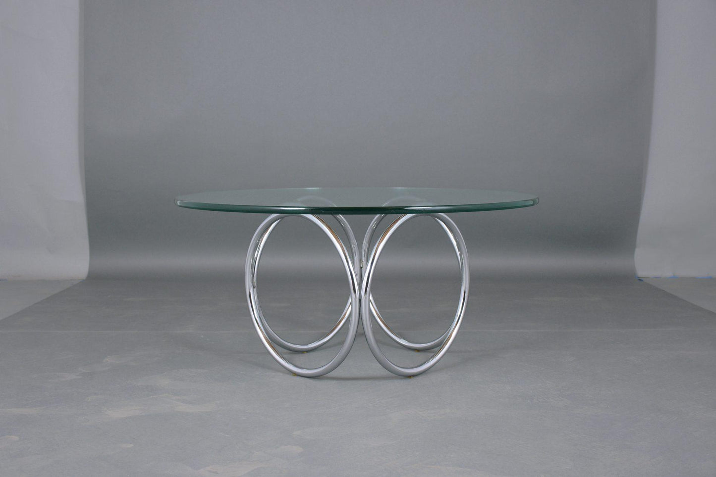 1960s Mid-Century Chrome Side Table
