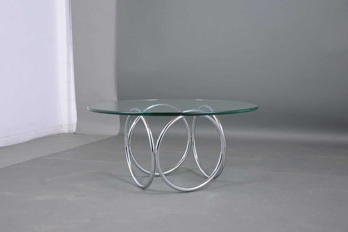 1960s Mid-Century Chrome Side Table
