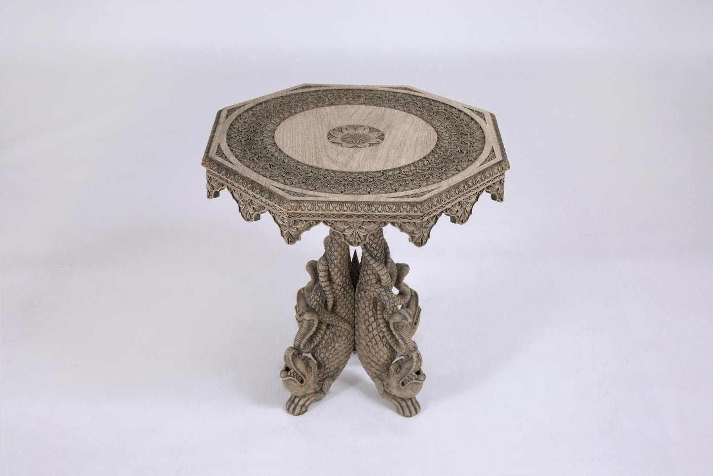 Antique Walnut Syrian Table