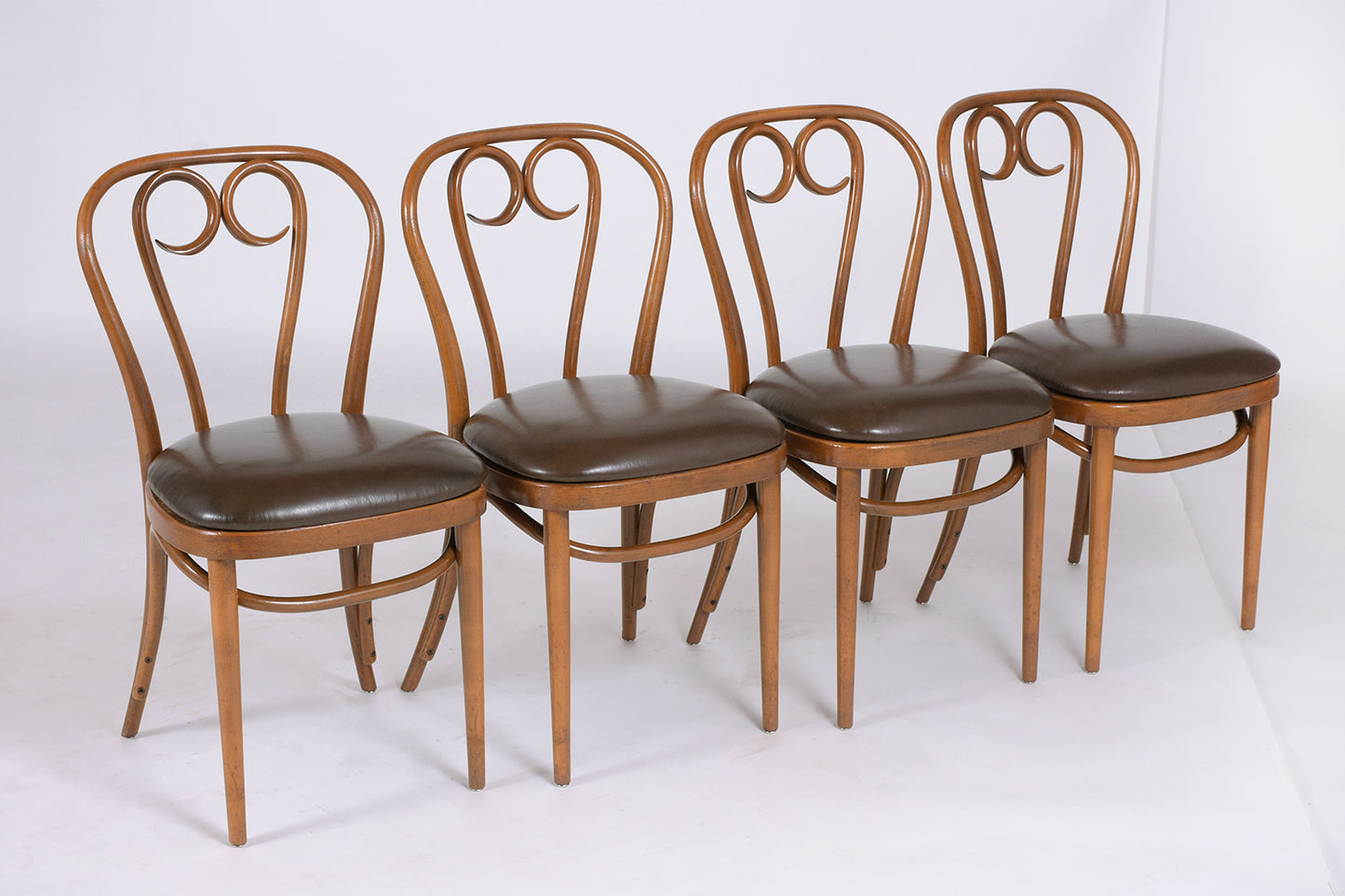 Set of Six Thonet Bentwood Dining Chairs