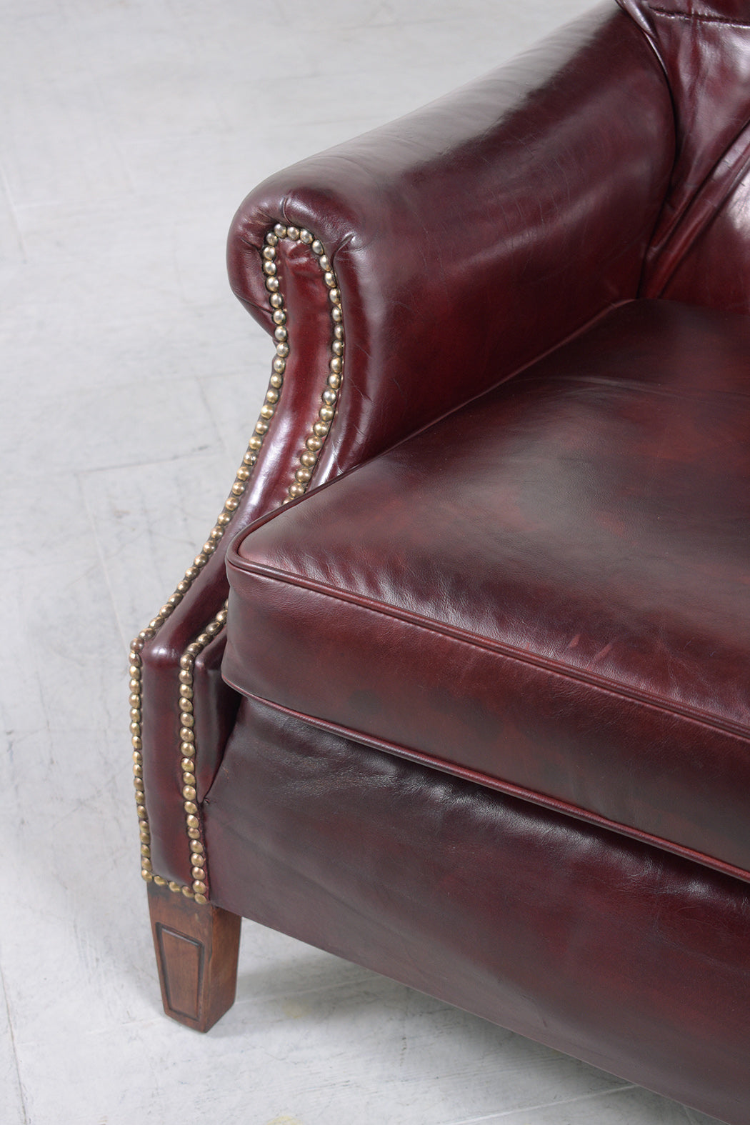 Vintage Chesterfield Leather Upholstery Chair
