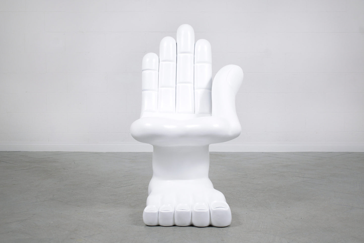 Pedro Friedberg Attributed Hand Sculpture Chair