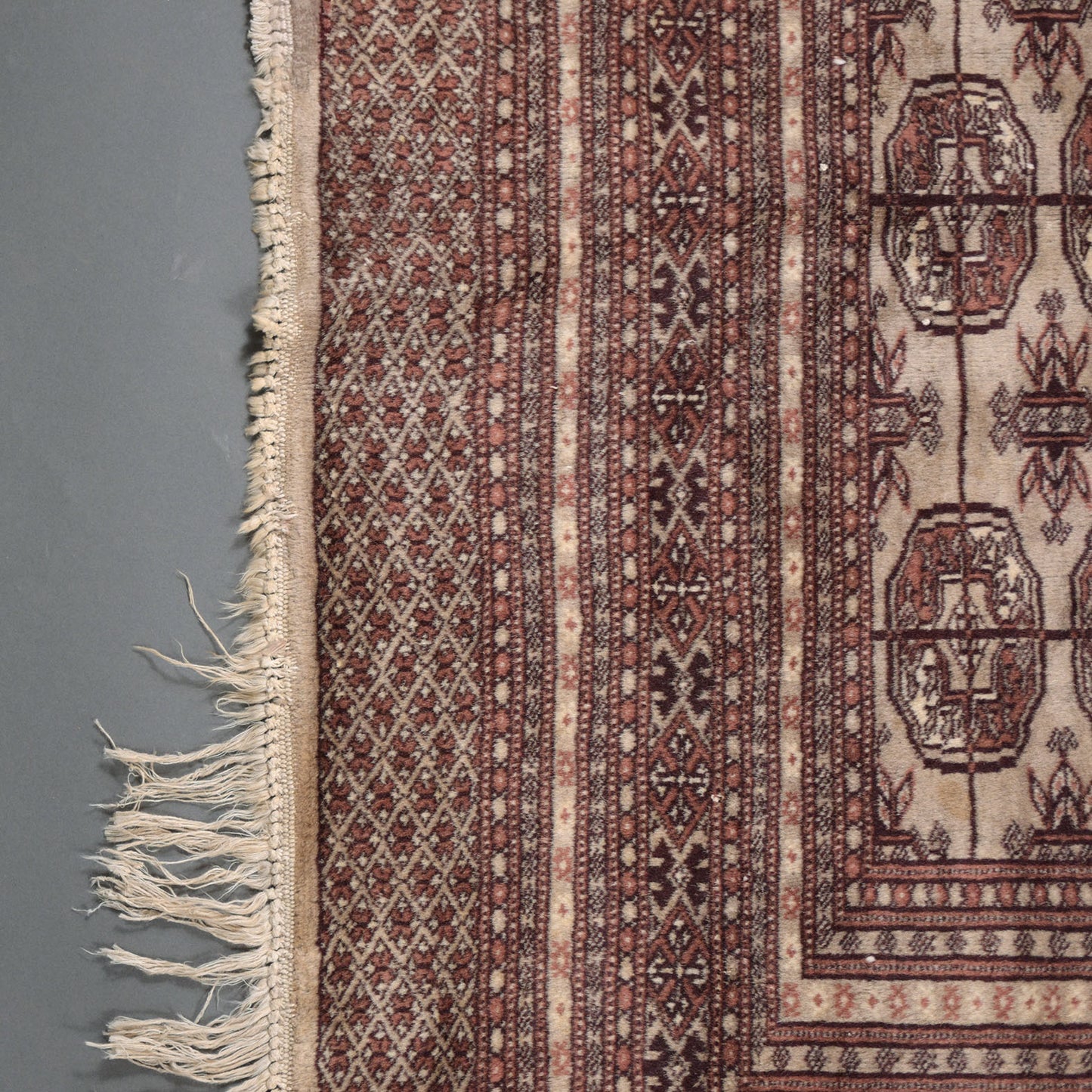 Vintage Kazak Wool Textile Rug
