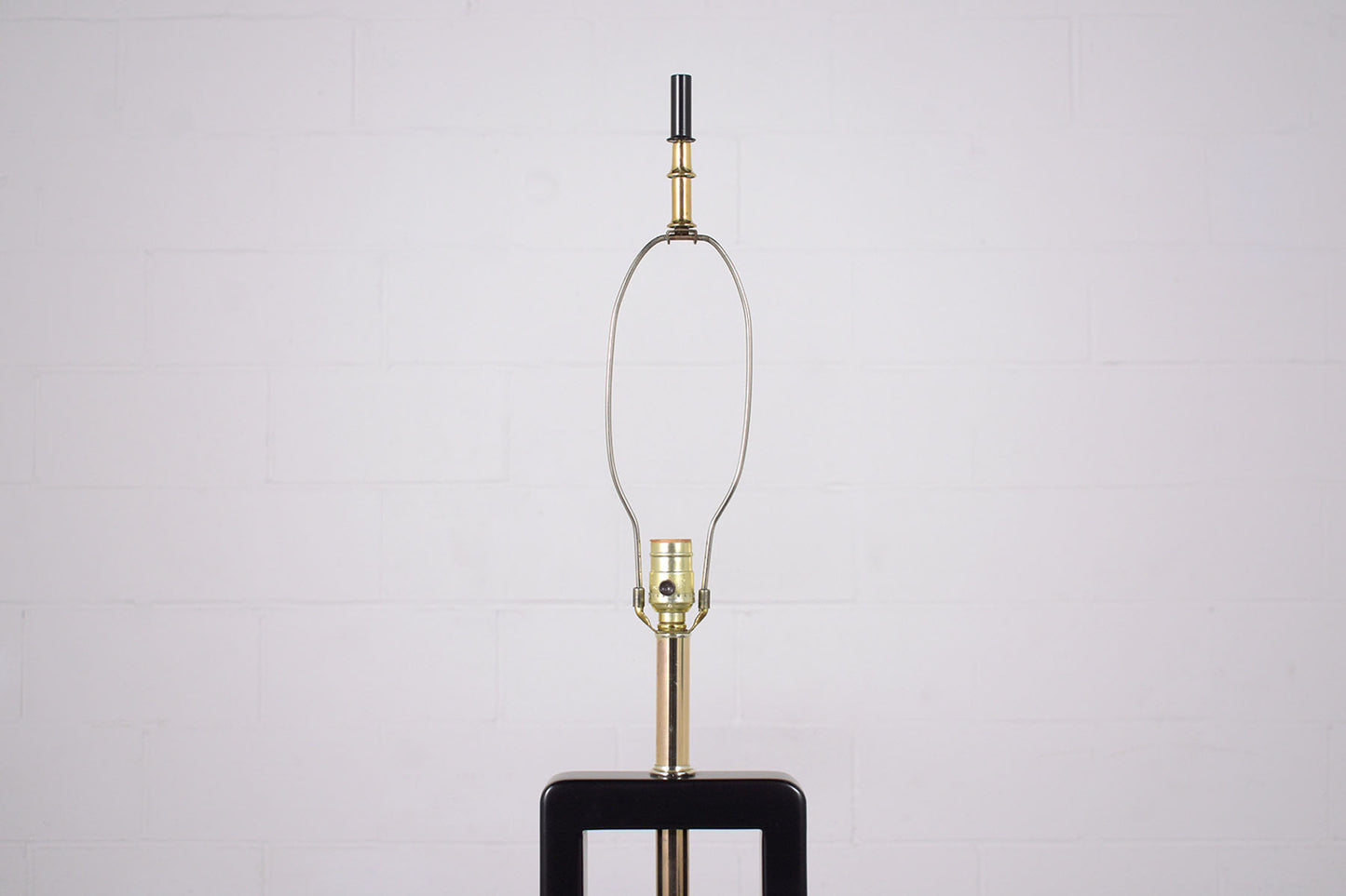Vintage 1970s Mid-Century Modern Brass Floor Lamp