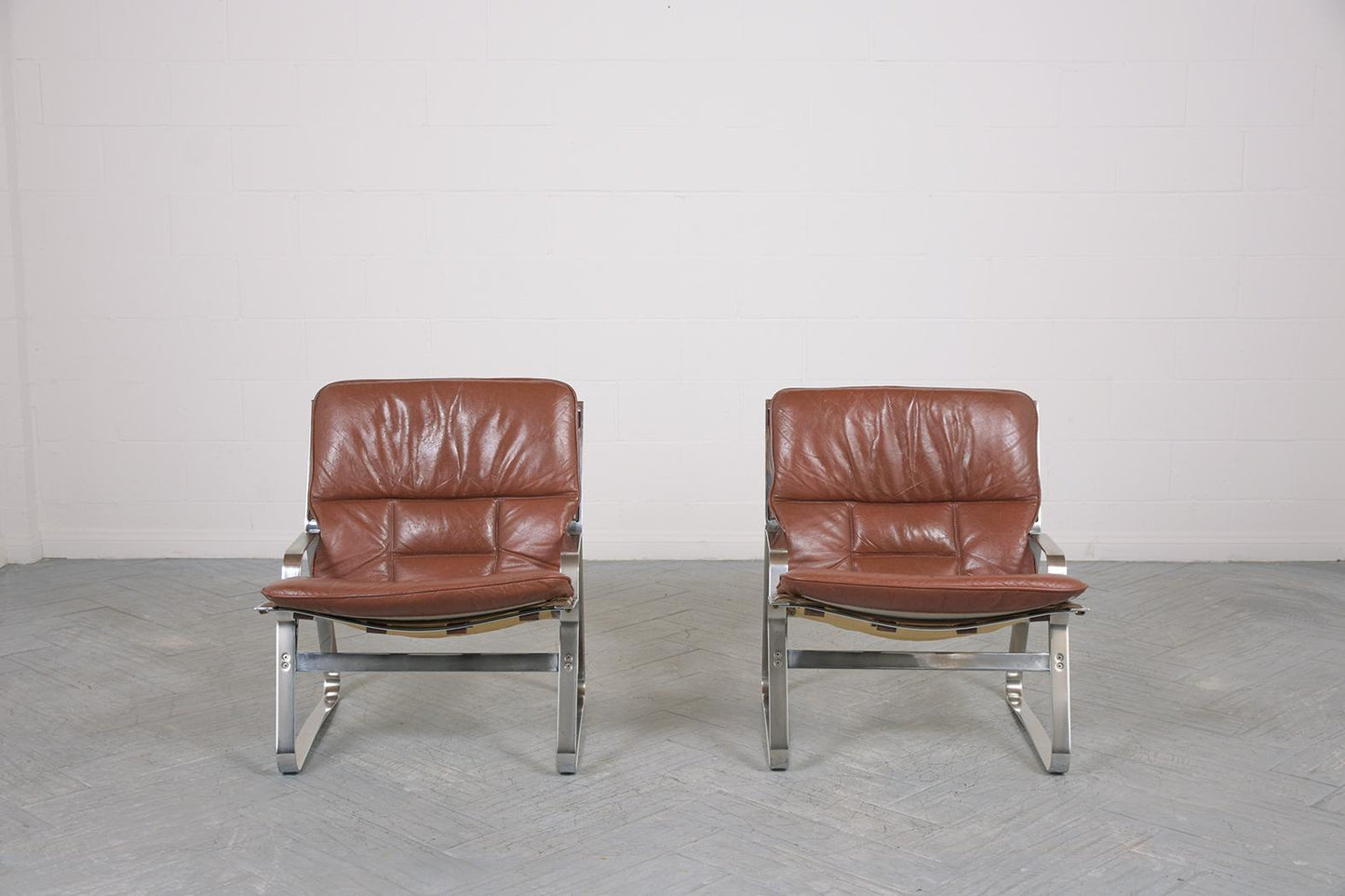 Pair of Elsa & Nordahl Solheim Lounge Chairs