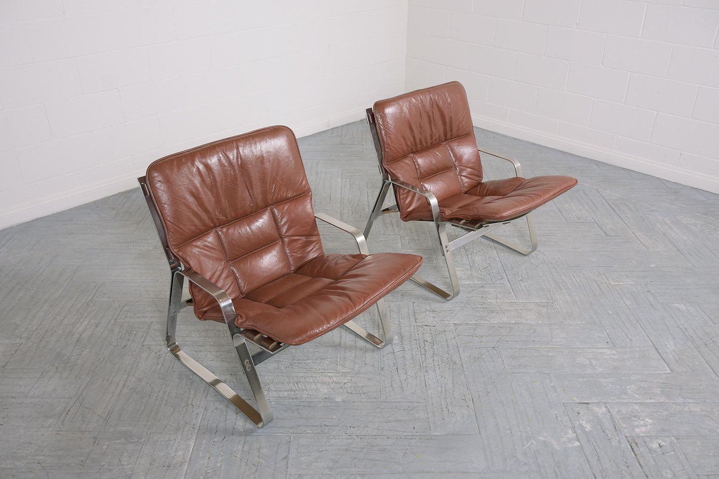 Pair of Elsa & Nordahl Solheim Lounge Chairs