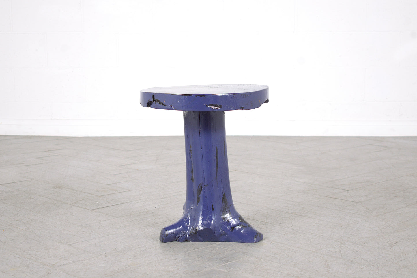 Restored 1960s Organic Modern Style Side Table